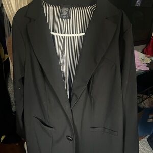 Black Women's Blazer Size 1x
